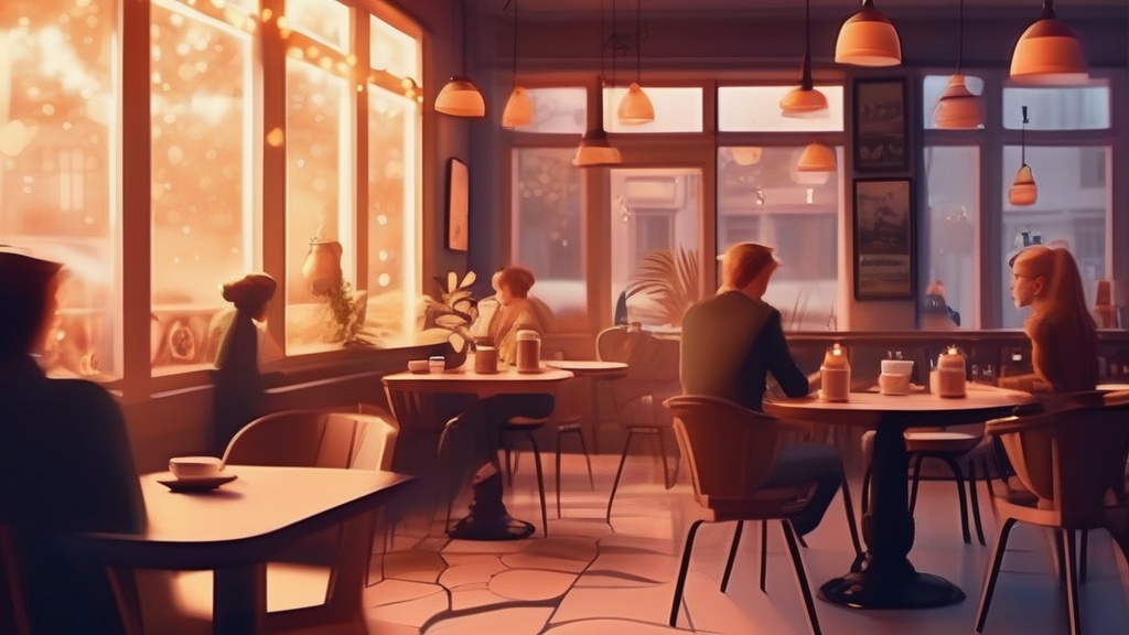 Running into a crush at a café